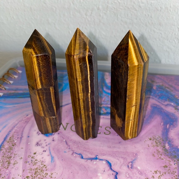 Other - Tiger Eye Points (includes 3) - 3 1/2 - 4 inches